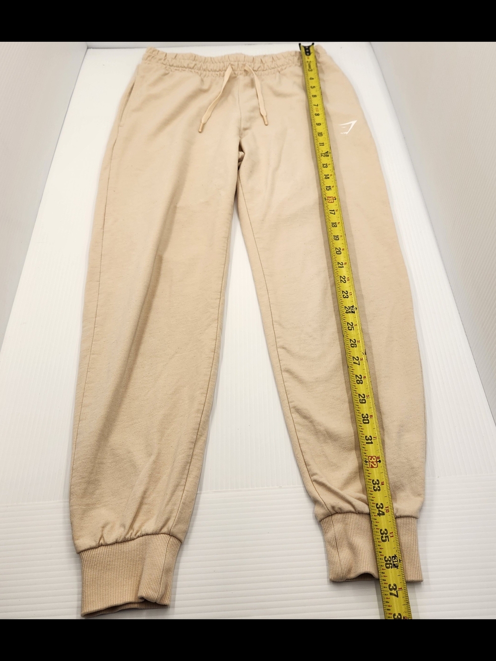 Gymshark Beige Drawstring Joggers - Picture 6 of 11